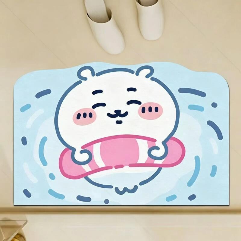 Quick Dry Diatomite Bath Mat - تشياكاوا، هاتشيوا، أوساجي: سجادة حمام كرتونية