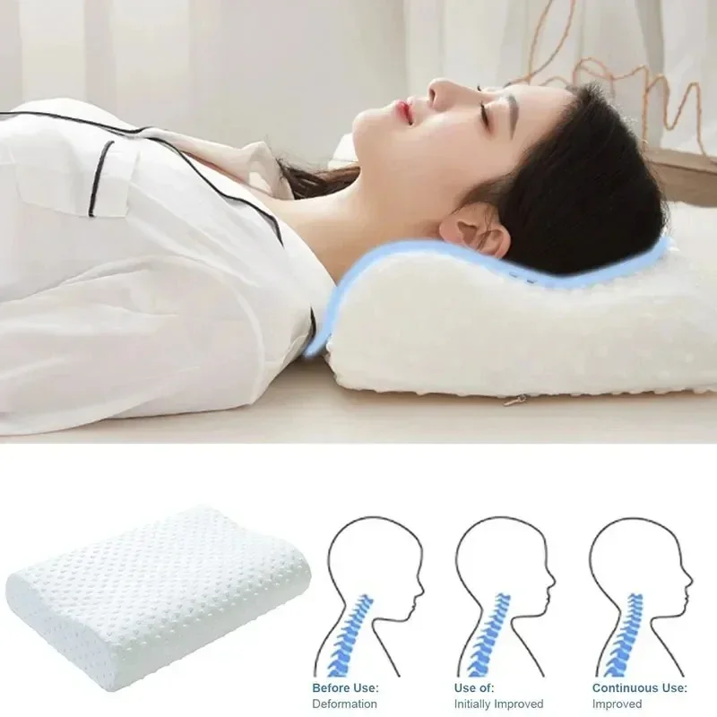 وسادة من الإسفنج الميموري لدعم - مراجعة Memory Foam Orthopedic Pillow Neck Pain وسعره