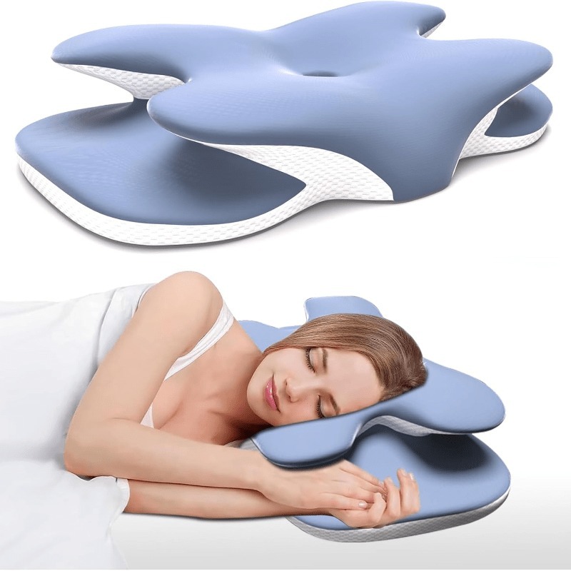 1 قطعة وسادة عنق الرحم رغوة ال - مراجعة Memory Foam Orthopedic Pillow Neck Pain وسعره