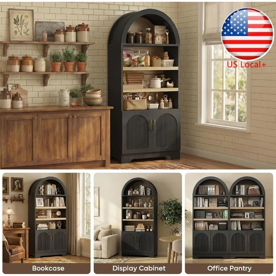 خزانة مطبخ عالية بتصميم مقوس ل - مراجعة Storage & Organization وسعره