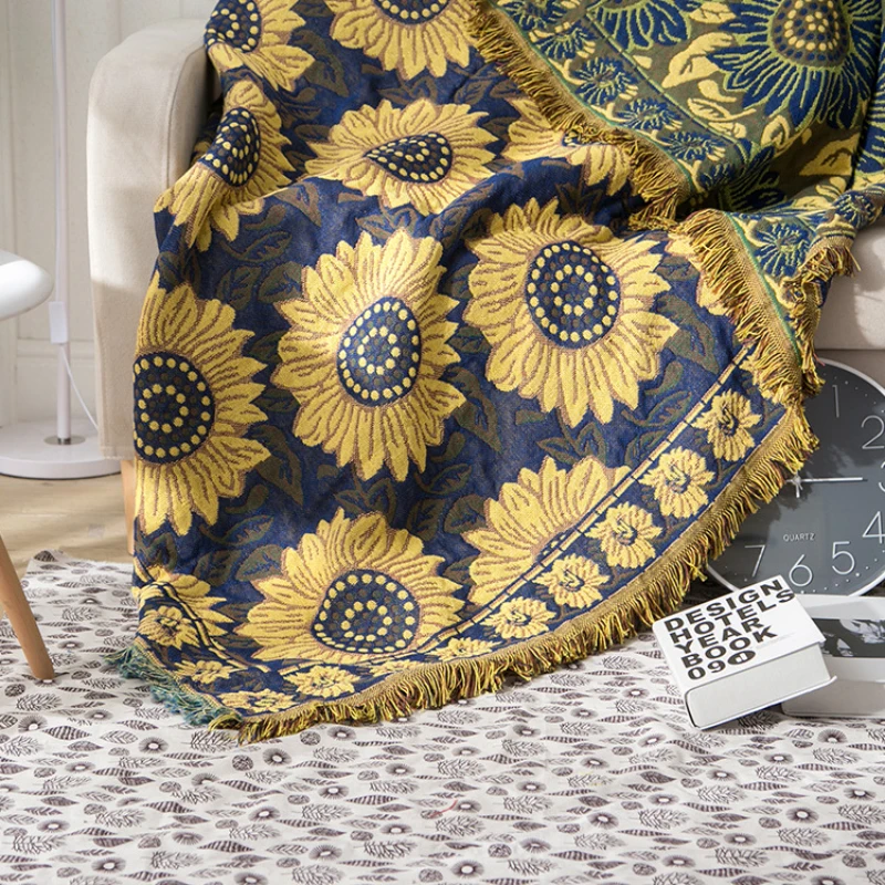 بطانية قطنية للأريكة ، غطاء سر - مراجعة Boho Throw Blanket Fringe وسعره