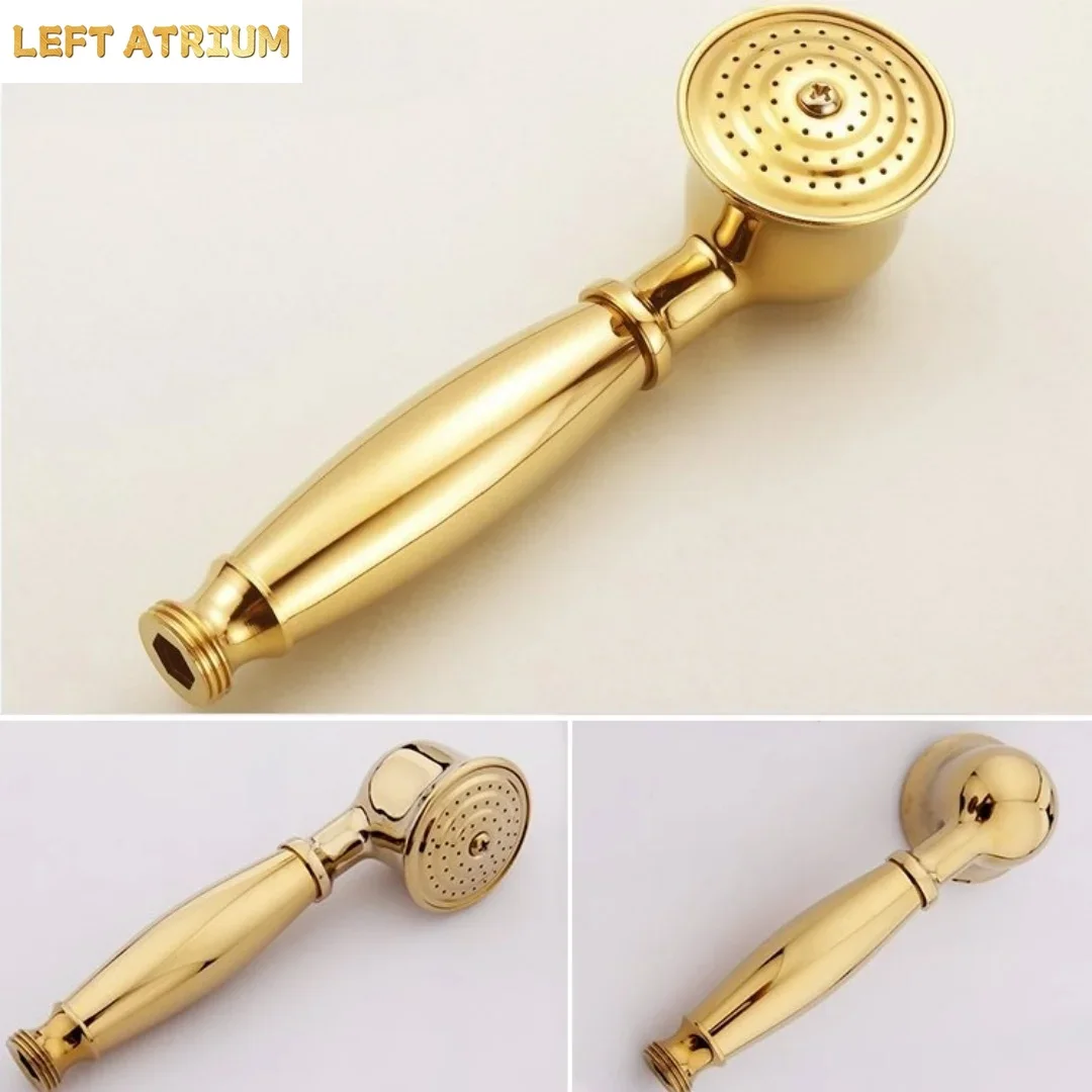 رأس دش يدوي للحمام بلون ذهبي و - مراجعة High Pressure Shower Head Handheld وسعره
