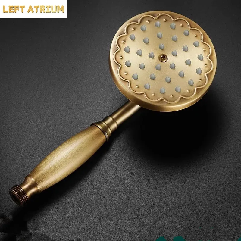 رأس دش يدوي للحمام بلون ذهبي و - مراجعة High Pressure Shower Head Handheld وسعره